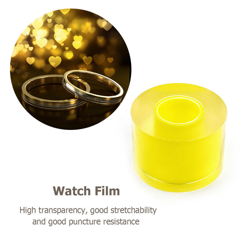 1 Roll 50mm Transparent Anti-Static Protective Film Watch Jewelry PVC Film Tape