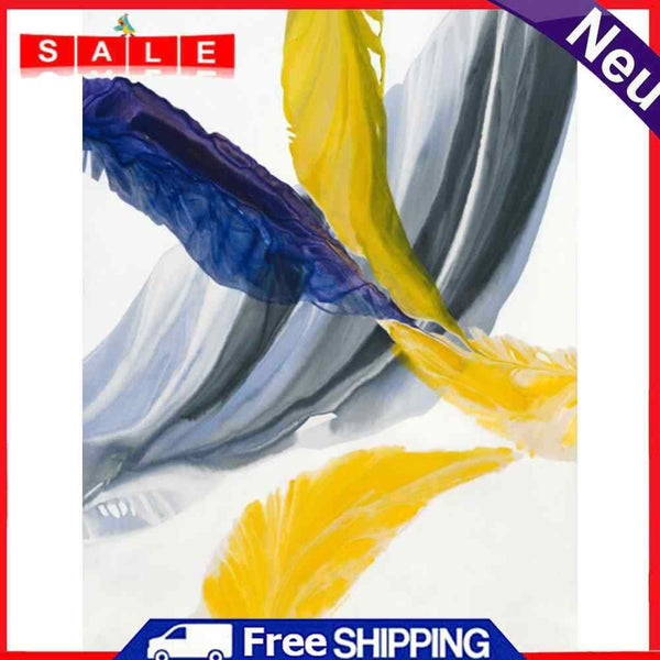 Watercolor Feather Oil Paint Painting Wall Decoration Posters for Living Room
