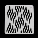 Theme Hollow Lace Ruler Embossing Template DIY Photo Album Drawing Tools Newly