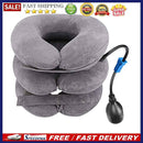 Inflatable Neck Stretcher 3 Tubes Air Cervical Tractor Collar Pain Relief P