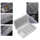 5 Compartments Large Size Fishing Tackle Box Storage Bait Lure Container Newly