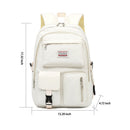 #A Nylon Backpack Korean Teenager Boys Girls School Students Book Bags Mochilas