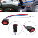 System Hazard Light Switch Warning Flasher w/3 Wires Lock Emergency Signal