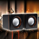 Mini Speakers 3.5mm Mini Stereo Audio Speaker Subwoofer Speakers f
