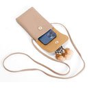 Straw Mobile Phone Bag Woven Tassel Girl Satchel Crossbody Bag Card Purse