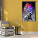 Spray Elephant Oil Paint By Numbers Kits Canvas Picture Wall Art Home DIY C