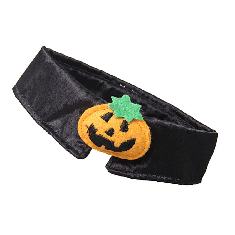 Cat Pumpkin Pattern Collar kitten Bow Tie Pet Puppy Elastic Necktie Pet Supplies
