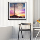 Diamond Painting 5D Full Round Drill Mosaic DIY Color Cross Wall Decoration Kit