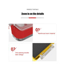 2 Layer Fishing Hook Lures Bait Box Waterproof Fishing Tackle Case (Red) Newly