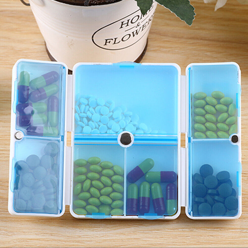 7Day Weekly Pill Medicine Box Box Memory Organizer Container FA