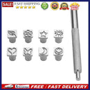 9 in 1 DIY Leather Printing Tool Steel Metal Carving Leathercraft Tool Kit
