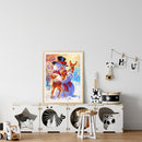 Diamond Painting Snowman Deer Full Round Drill Picture of Rhinestone DIY Dr