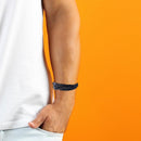 Retro Weave Cowhide Leather Rope Bracelet Ethnic Charm Bangle Men Jewelry Newly