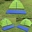 Tent Camping Mat Inflatable Hiking Portable Travel Sleeping Pad (Navy Blue)