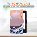 Protective Folding Shell for Amazon Kindle Gen 11 PU+PC Cover Replacement Case