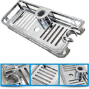 Shower Shelf Rectangle Detachable Lifting Storage Tray Holder Bath Plastic I7P7