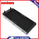 1pcs 240mm 18 Tube Aluminum Computer Water Cooling Radiator Heat the Aust