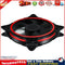 120mm PC Case Fan Halo Triple-Ring Chassis Cooling Fan for Desktop (Red) Newly