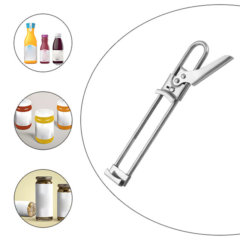 Master Opener, Adjustable Multifunctional Manual Can Opener Jar Lid Gripper