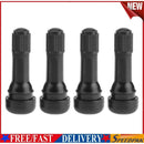 4pcs TR438 Snap-in Rubber Tubeless Tire Car Wheel Tyre Valves with Dust Cap