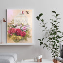 5D DIY Flower Bird Cage Full Round Drill Diamond Painting Craft Home Wall Decor