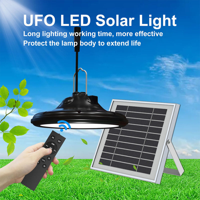 Solar Lights Outdoor - Waterproof Solar LED Pendant Lamp for Indoor Garden Decor