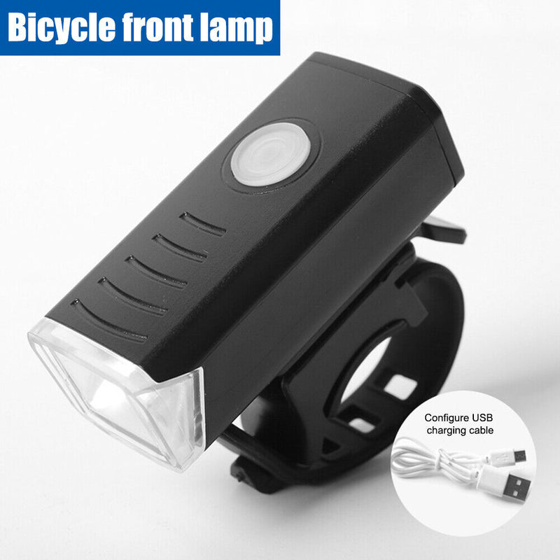 MTB Bike USB Rechargeable Headlight Taillight Set Bicycle Lights (2255) Newly