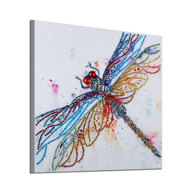 5D DIY Special Shaped Diamond Painting Dragonfly Cross Stitch Embroidery Newly