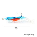 Glow in the Dark Artificial Simulation Prawn Crankbait Sea Fishing Accessories