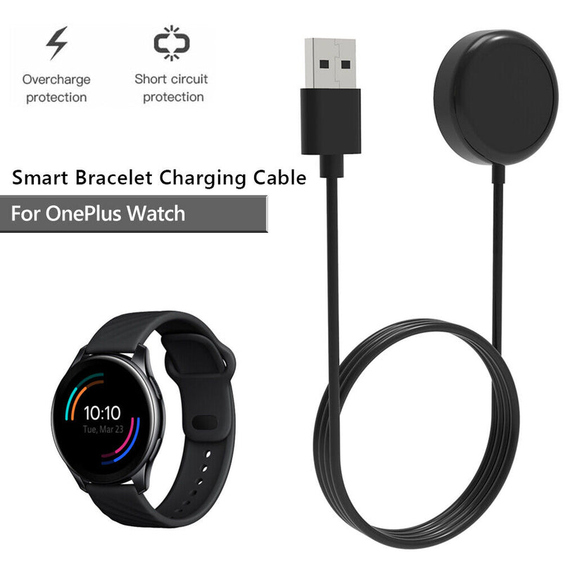 Portable Magnetic Charger Cradle USB Cable Charging Dock Stand for OnePlus Watch