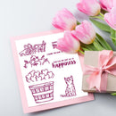 Metal Cutting Dies Silicone Seal Stencils DIY Scrapbooking Album Stamp (B) Newly