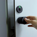 Public Toilet Bathroom Round Shape Black Handle Partition Handle Plastic Knob