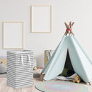 75L Laundry Baskets - Waterproof Laundry Hamper for Clothes Toys (Grey)