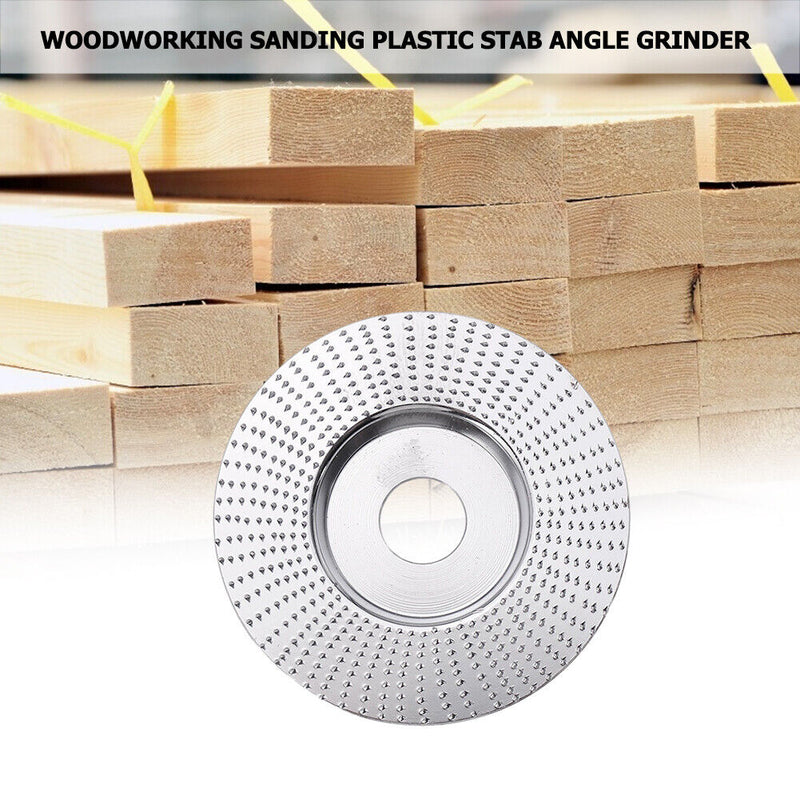 Angle Grinder Disc Wood Grinding Wheel Rotary Sanding Carving Tools (A) Newly