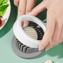 Household Kitchen Egg Cutter Portable Stainless Steel Slicing Section for Fruits