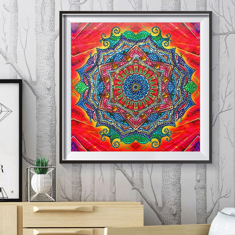 5D DIY Partial Special Shaped Drill Diamond Painting Mandala Decor (YK186) Newly