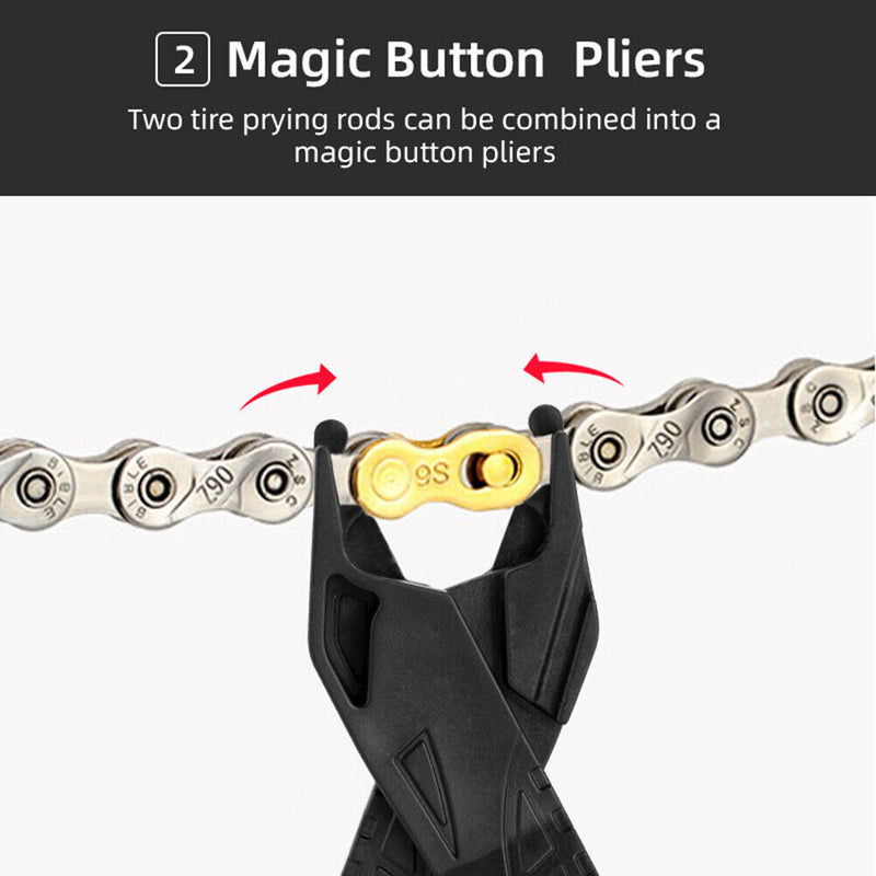 Bicycle Tire Lever MTB Road Bike Link Chain Plier Pry Bar Buckle Repair Too