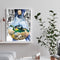 Frameless Sea Turtles Oil Paint By Numbers DIY Kit Handmade Drawing On Canvas