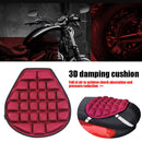 Motorcycle Seat Cushion Motorbike Sunscreen Pressure Relief Saddle (Red) Newly