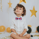 Flexible Polyester Printed Bow Tie Casual Ties for Party Wedding Celebration