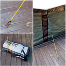 6pcs Outdoor Travel Luggage Fixing Rope Clothesline Elastic Bungee Cord Straps