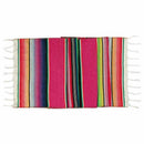 Mexican Serape Striped Table Runner Colorful Shawl Fiesta For W9M9 Deco T4U3