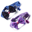 Cat Accessories Bowknot Kitten Necklace Cat Collars Dog Collar Adjustable