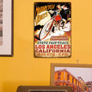Weatherproof Retro Chic Motorcycle Sign Iron Painting Wall Drawing (4) Newly