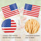 100pcs American Toothpick Flag - Vivid Bright Double-sided Printing Banner Decor