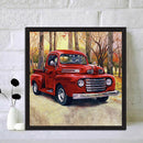 DIY Diamond Painting Kits Full Round Drill Red Car by Woods Home Decoration Gift