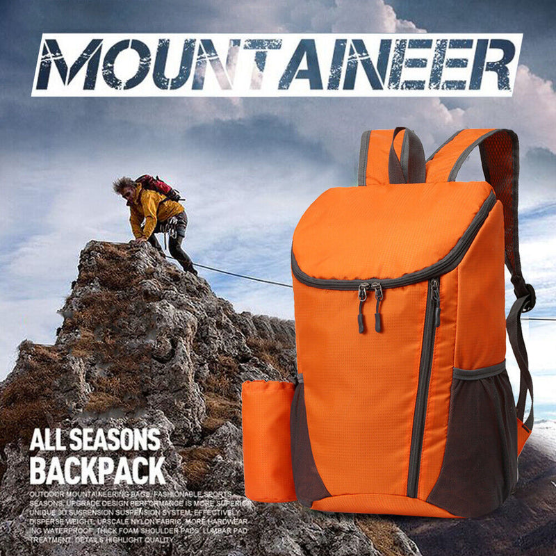 Foldable Backpack Nylon Waterproof Outdoor Climbing Travel Sport Hiking Pack