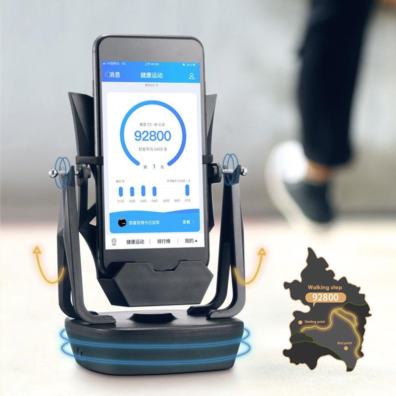 Creative Bat Shape WeChat Motion Step Passometer Automatic Shake Phone Wiggler