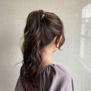Women Bun Hair Claw Expanding Ponytail Buckle Bird Nest Hair Clip (Grey)