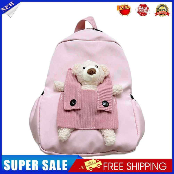 #A Children School Bags Cartoon Bear Toddler Kindergarten Backpack 3-8 Years O